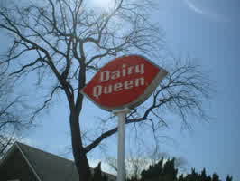 The sign for the Denison, IA Dairy Queen.
