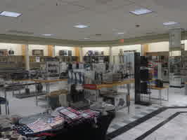 The housewares section in the Oak View Mall Dillards