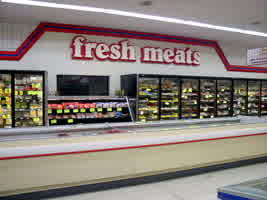 Deli section of a local grocery store