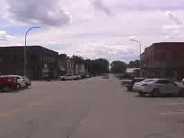 A picture of downtown Ida Grove, IA.